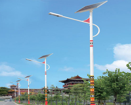 加查民族特色路灯