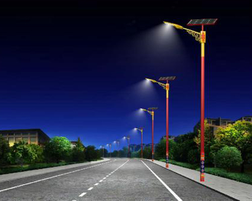 加查民族特色路灯