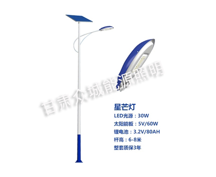 加查爆款太阳能路灯